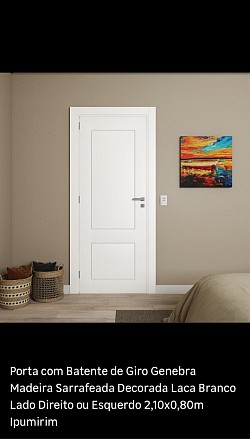 Porta com Batente de Giro Genebra